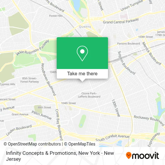 Infinity Concepts & Promotions map
