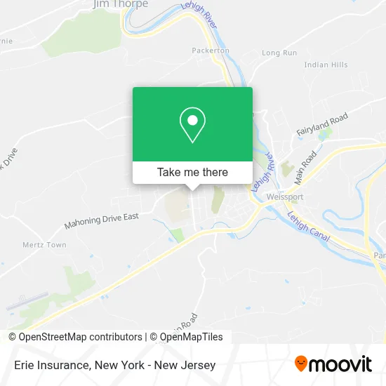 Erie Insurance map