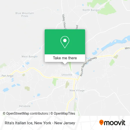 Rita's Italian Ice map