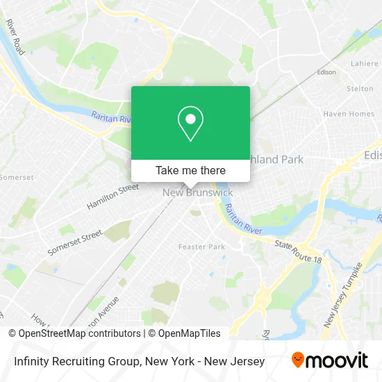 Infinity Recruiting Group map