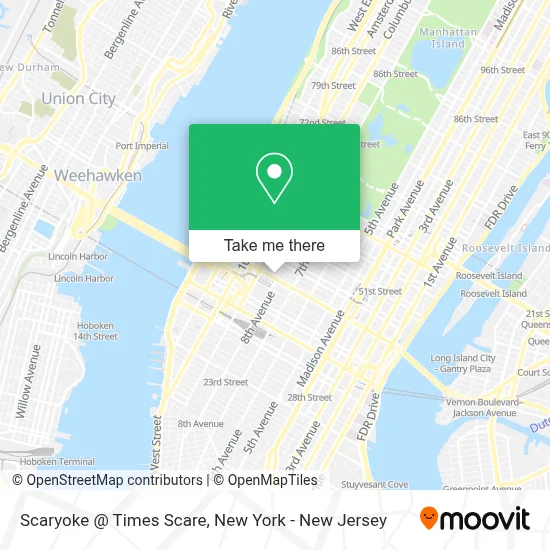 Scaryoke @ Times Scare map