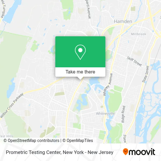 Prometric Testing Center map
