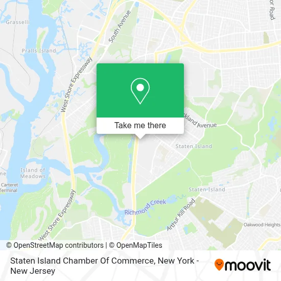 Staten Island Chamber Of Commerce map