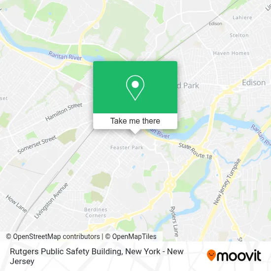 Rutgers Public Safety Building map