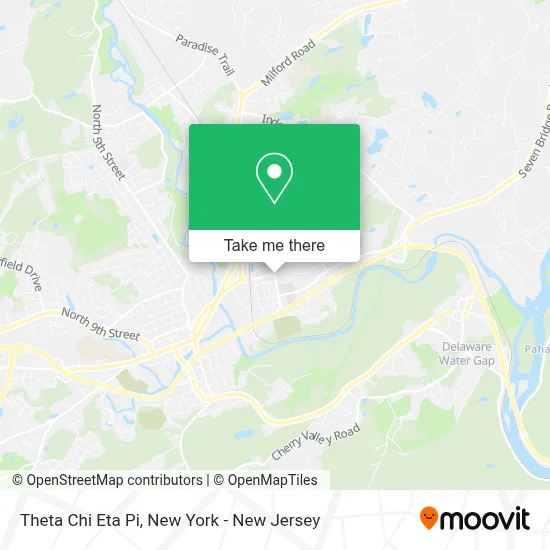 Theta Chi Eta Pi map