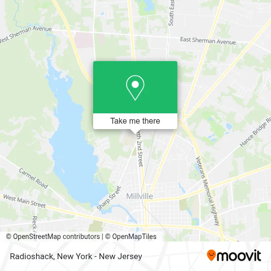 Radioshack map