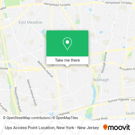 Ups Access Point Location map