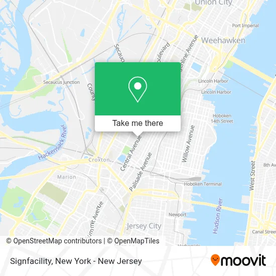 Signfacility map