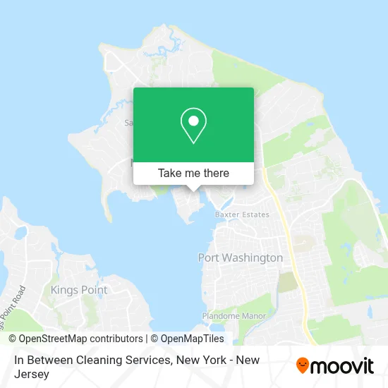 In Between Cleaning Services map