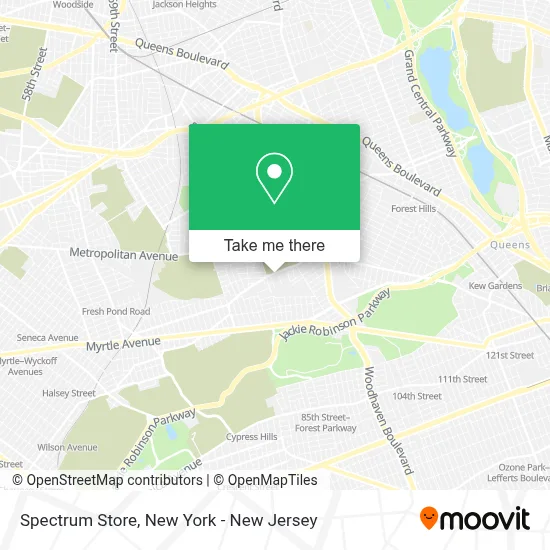 Spectrum Store map