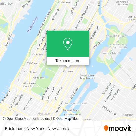 Brickshare map