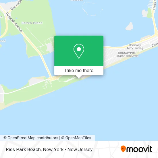 Riss Park Beach map