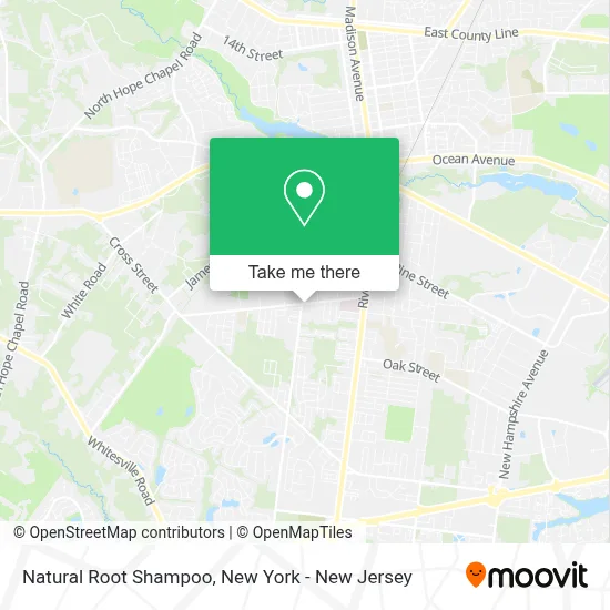 Natural Root Shampoo map