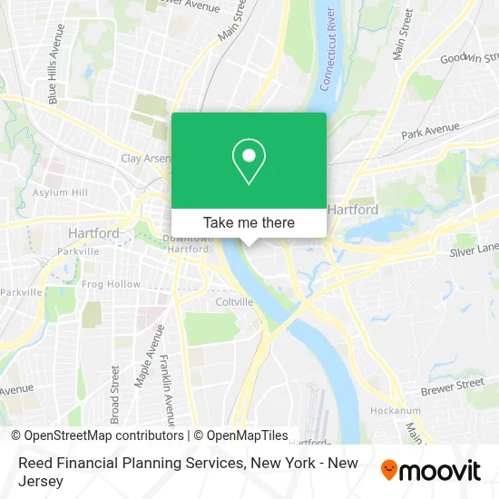 Reed Financial Planning Services map