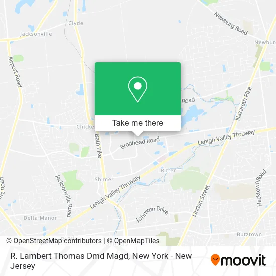 R. Lambert Thomas Dmd Magd map