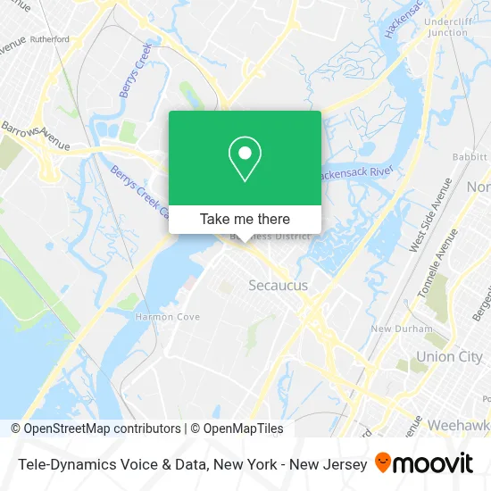 Tele-Dynamics Voice & Data map