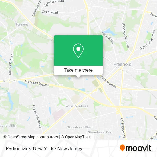 Radioshack map