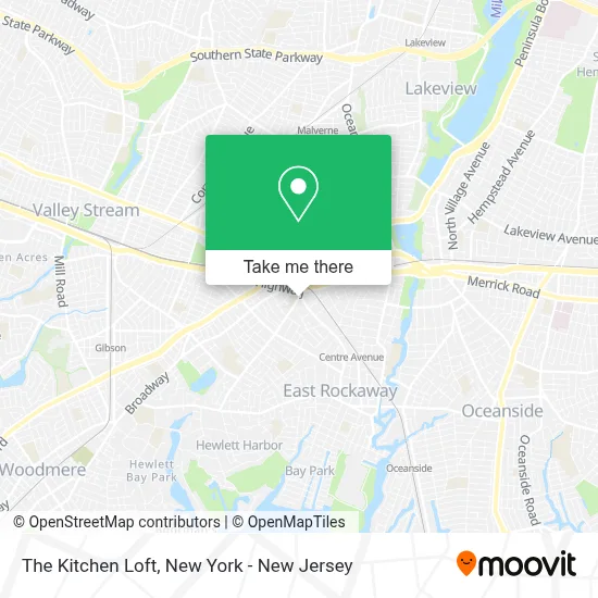 The Kitchen Loft map