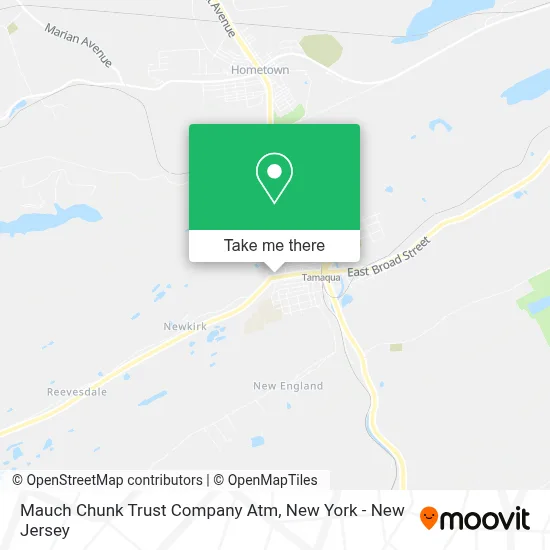 Mauch Chunk Trust Company Atm map