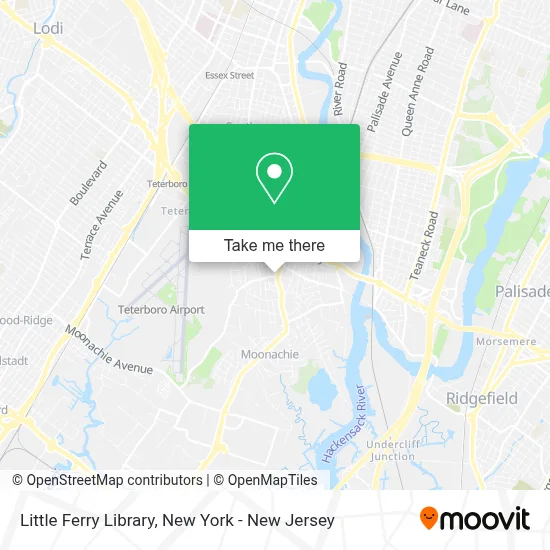 Little Ferry Library map