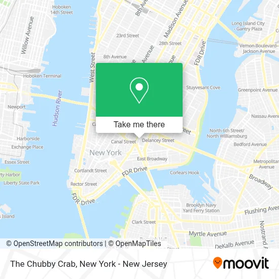 The Chubby Crab map