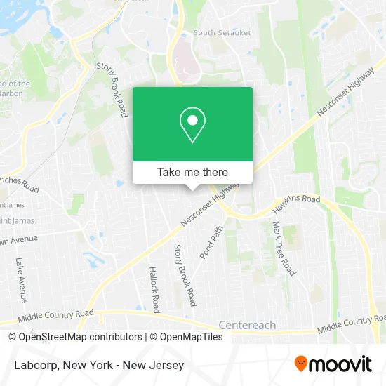 Labcorp map