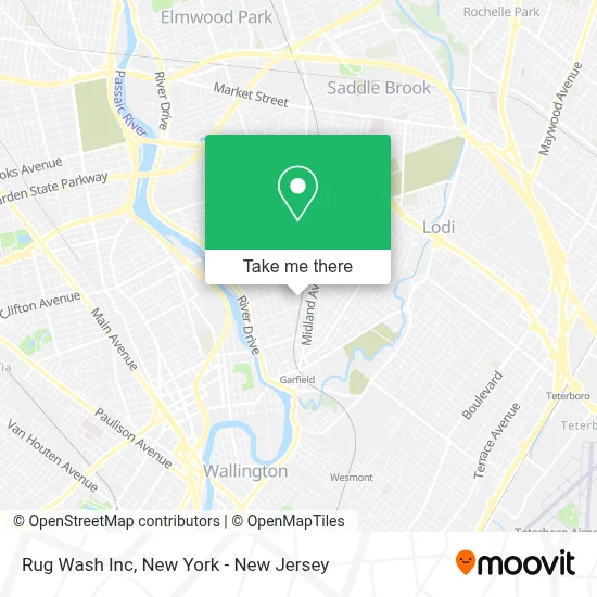 Rug Wash Inc map