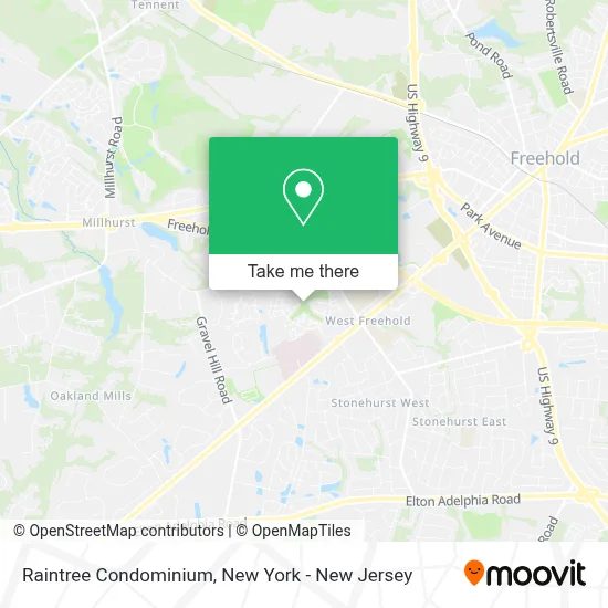 Raintree Condominium map