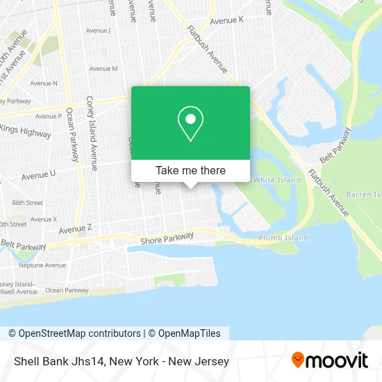 Shell Bank Jhs14 map