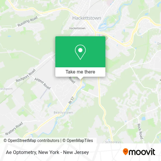Ae Optometry map
