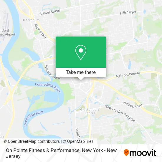 On Pointe Fitness & Performance map