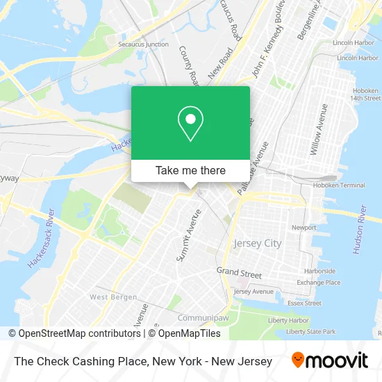 The Check Cashing Place map