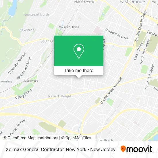 Xelmax General Contractor map