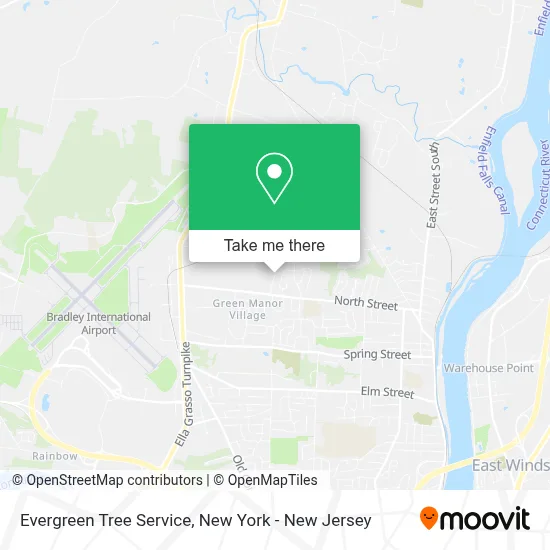 Evergreen Tree Service map