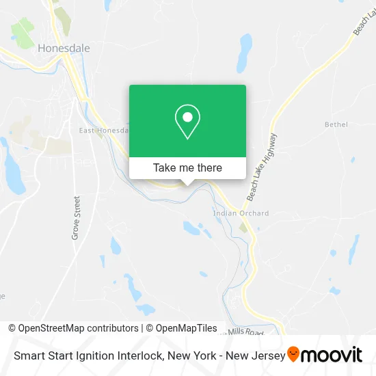 Smart Start Ignition Interlock map