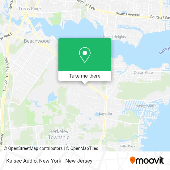 Kalsec Audio map