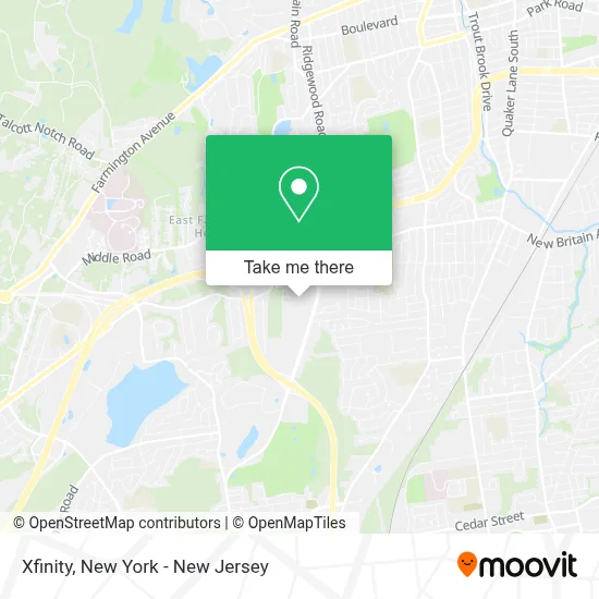 Xfinity map