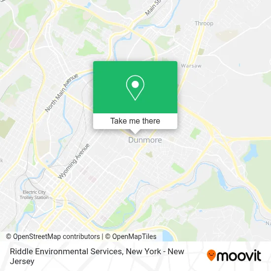 Riddle Environmental Services map