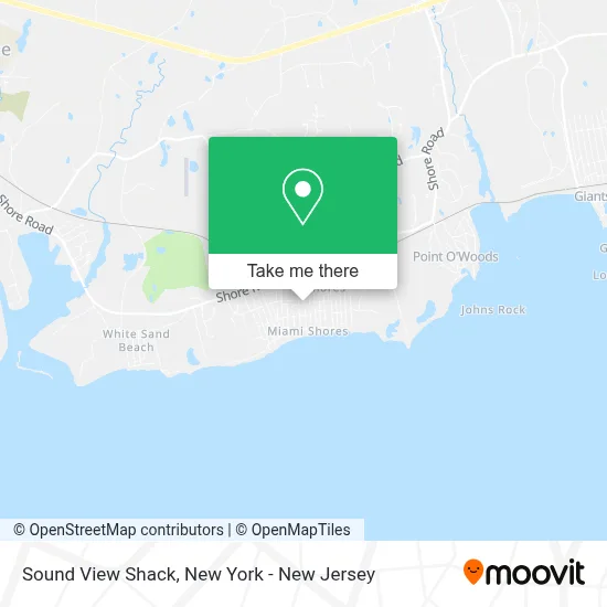 Sound View Shack map