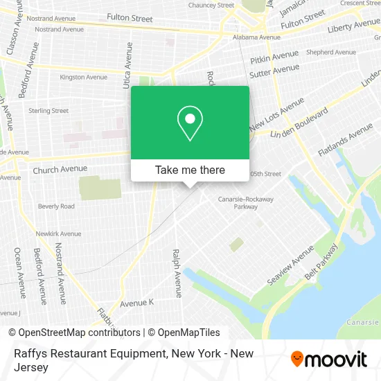 Raffys Restaurant Equipment map