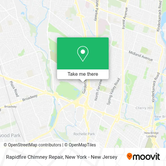 Rapidfire Chimney Repair map