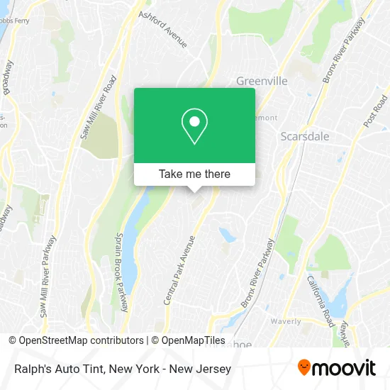 Ralph's Auto Tint map