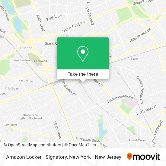 Amazon Locker - Signatory map