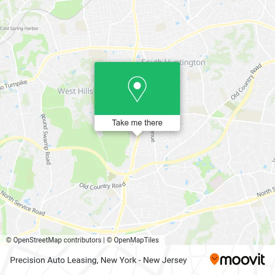 Precision Auto Leasing map