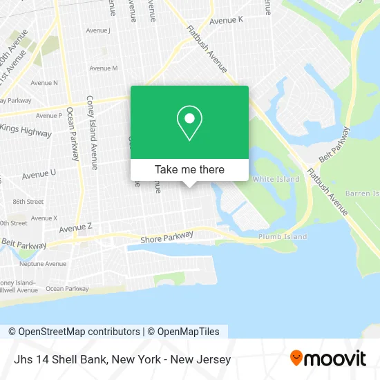 Jhs 14 Shell Bank map