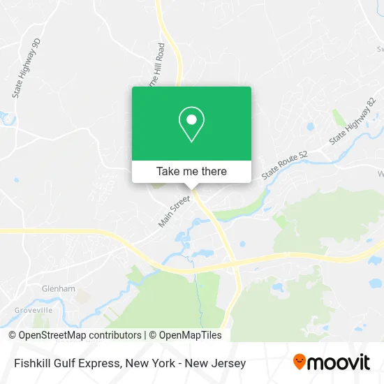 Fishkill Gulf Express map
