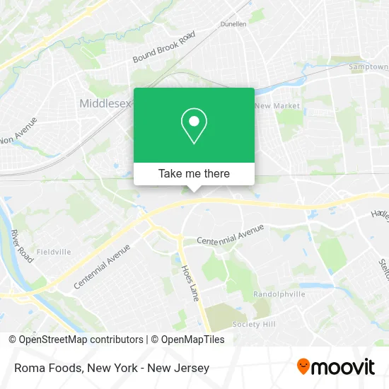 Roma Foods map