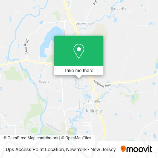 Ups Access Point Location map