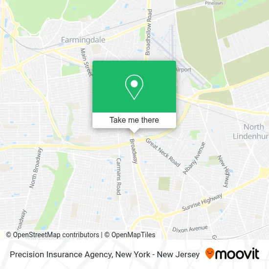 Precision Insurance Agency map