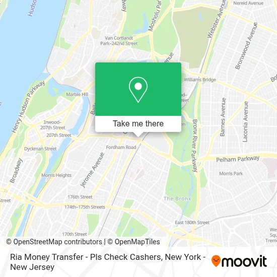 Ria Money Transfer - Pls Check Cashers map